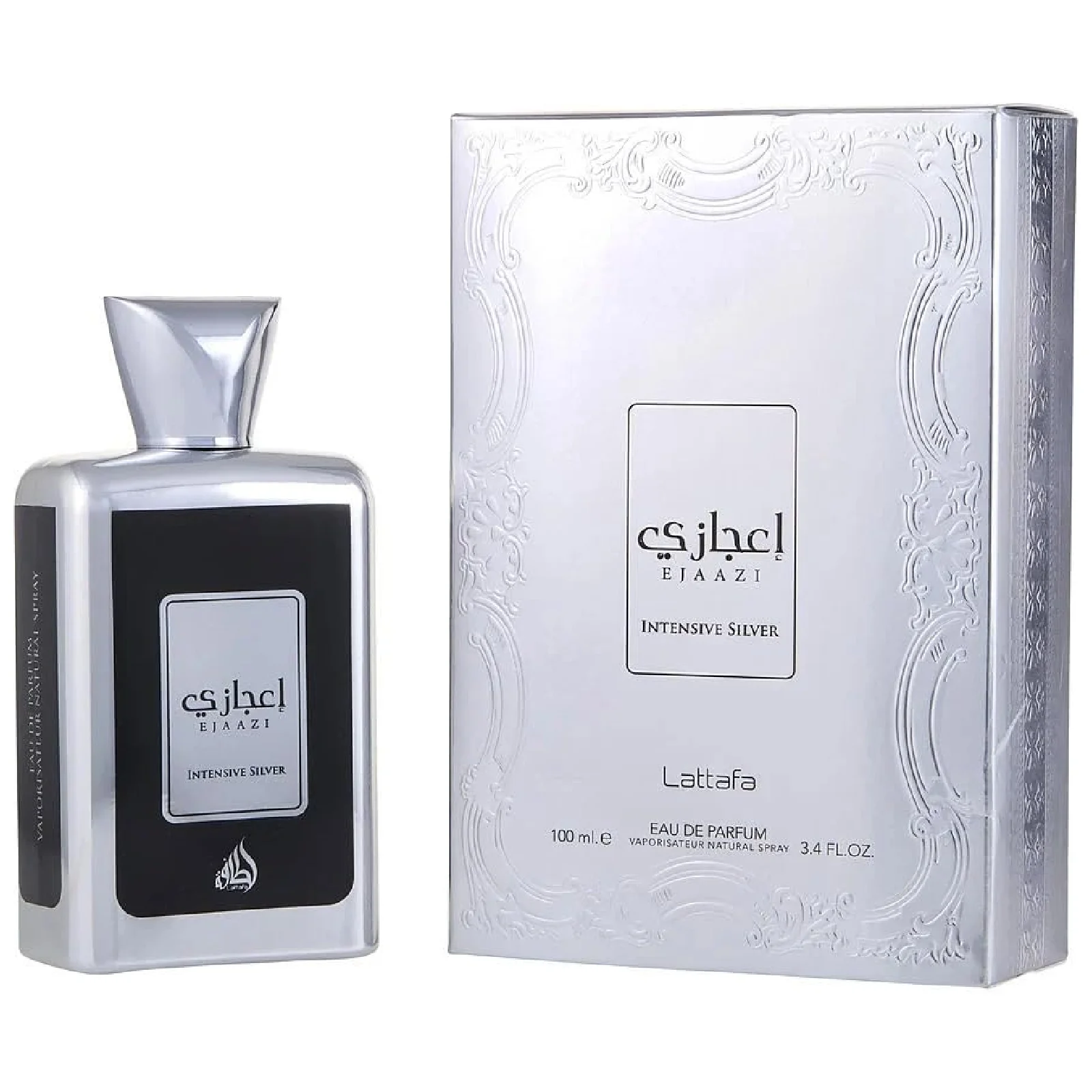 Lattafa Ejaazi Intensive Silver Eau de Parfum for Men - Image 3
