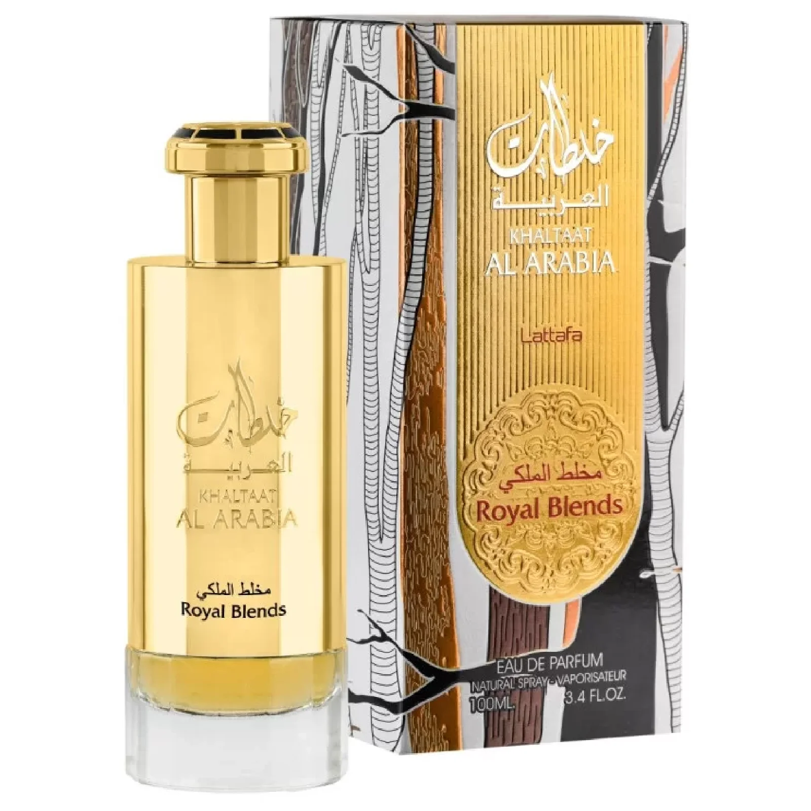 Lattafa Khaltat Al Arabia Royal Blends (Gold) Eau de Parfum for Everyone - Image 4