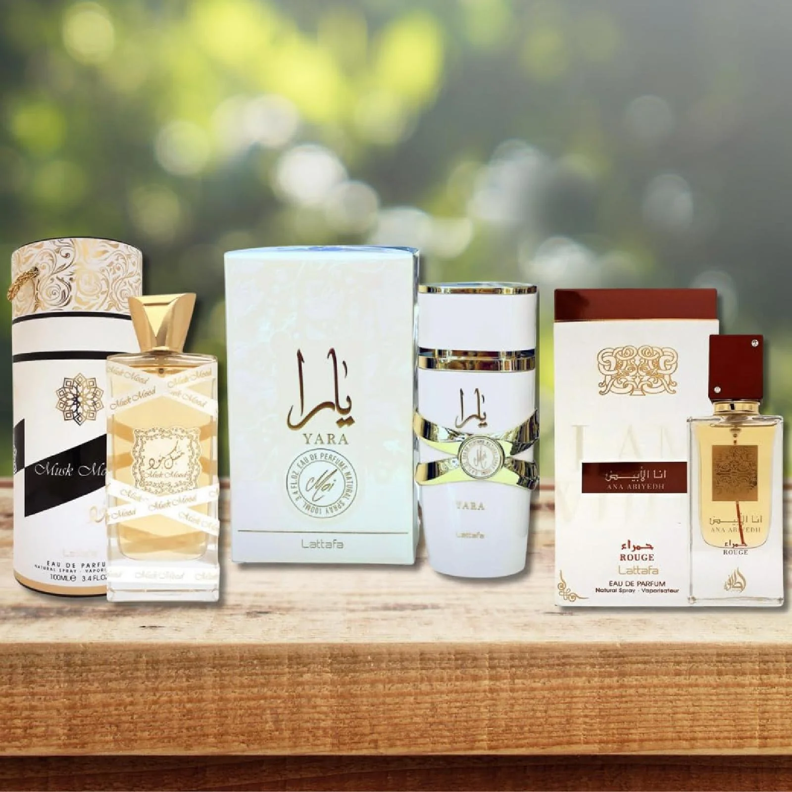 Lattafa Musk Mood, Ana Abiyedh Rouge & Yara Moi Fragrance Bundle for Everyone - Image 3