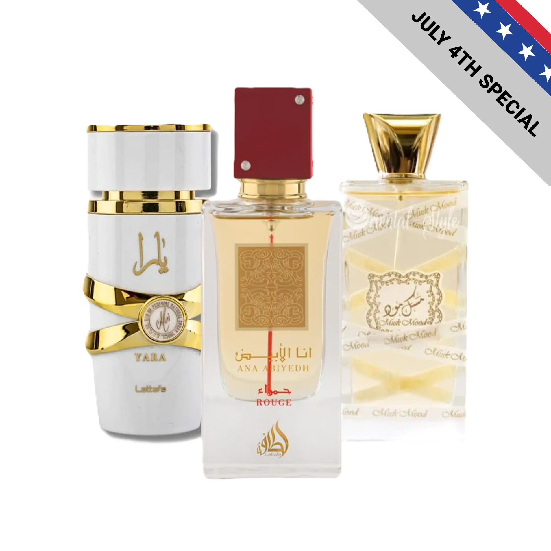 Lattafa Musk Mood, Ana Abiyedh Rouge & Yara Moi Fragrance Bundle for Everyone - Image 4
