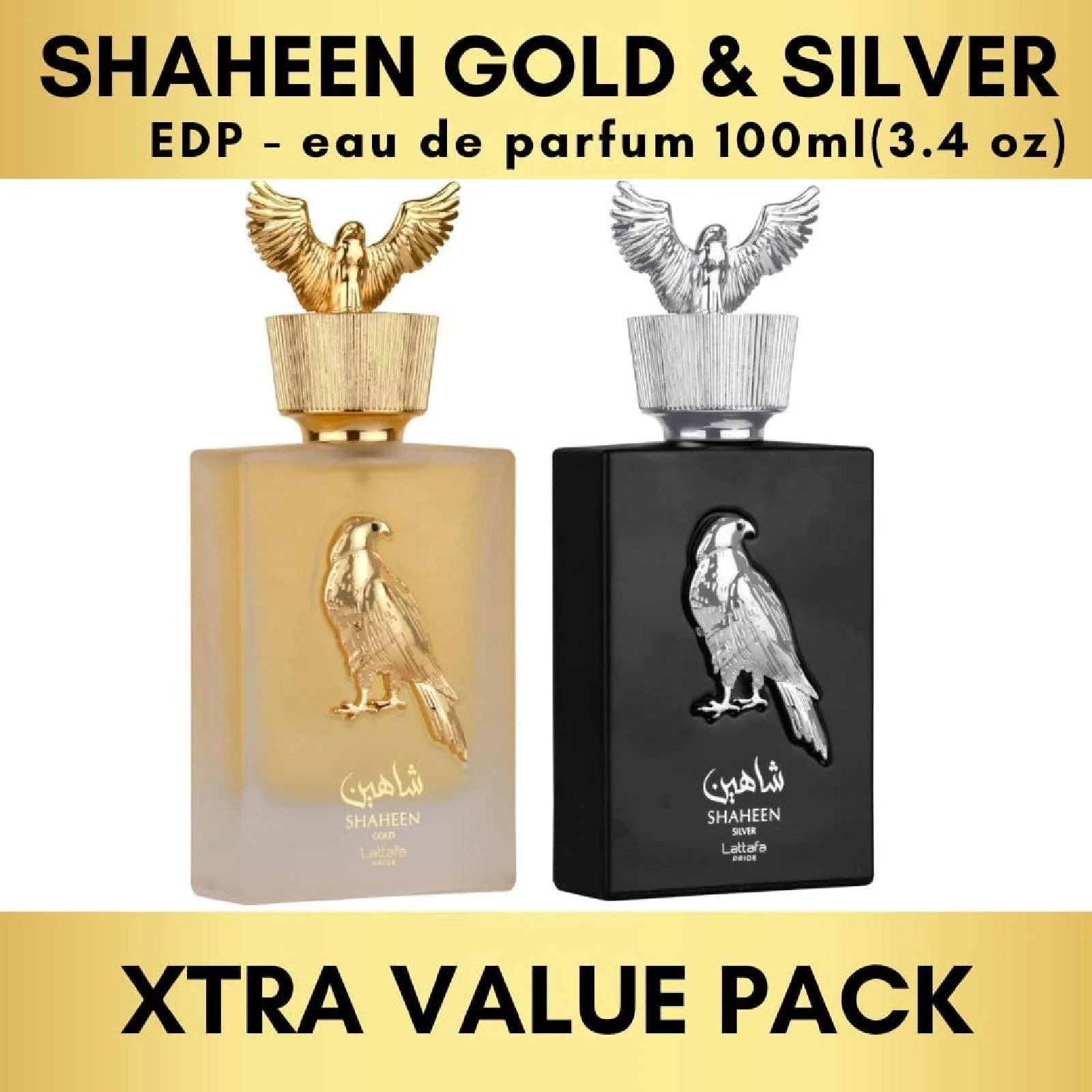 Lattafa Pride Shaheen 2 Pcs Fragrance Bundle for Everyone - Image 2