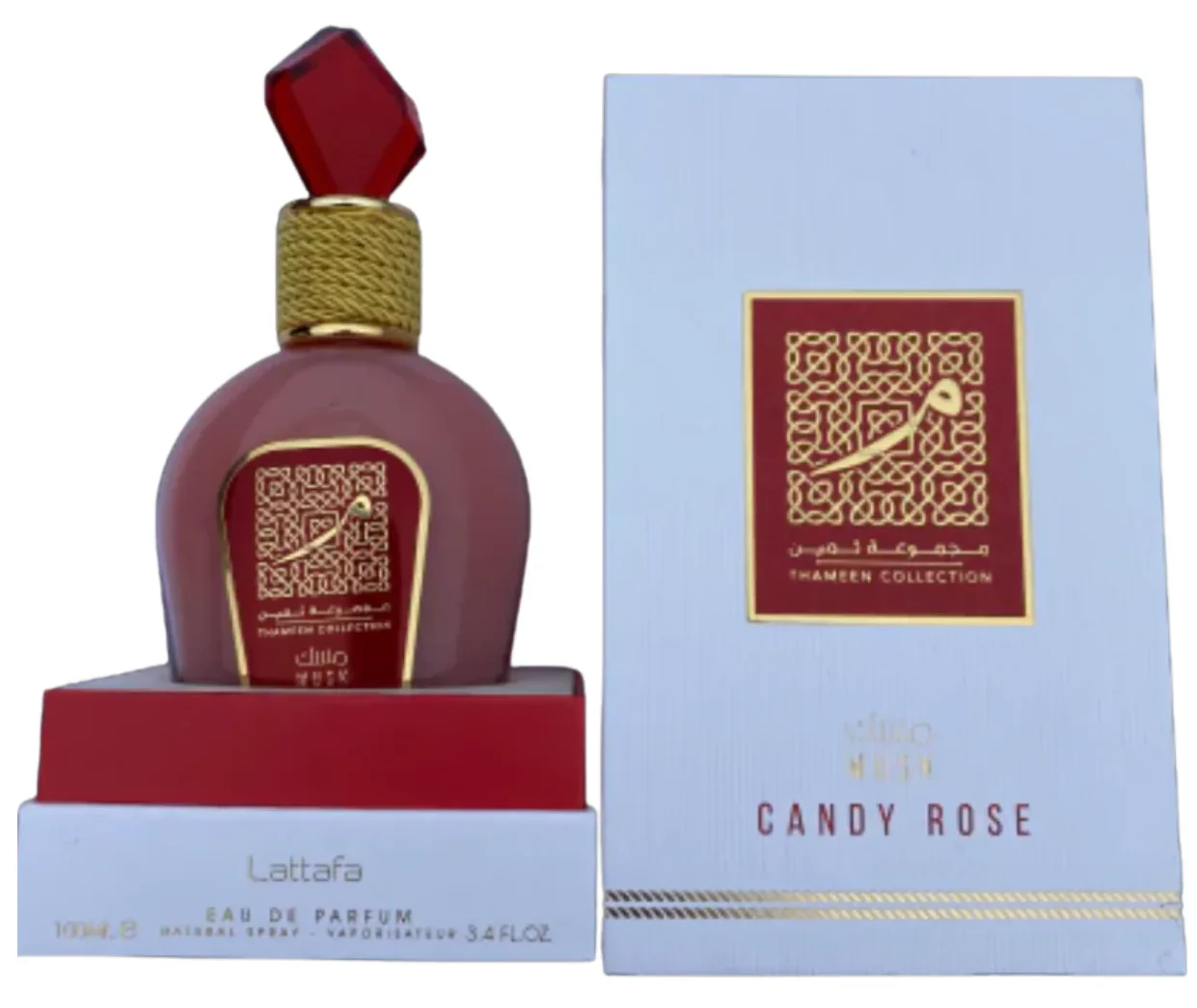 Lattafa Thameen Collection Candy Rose Eau de Parfum for Women - Image 3
