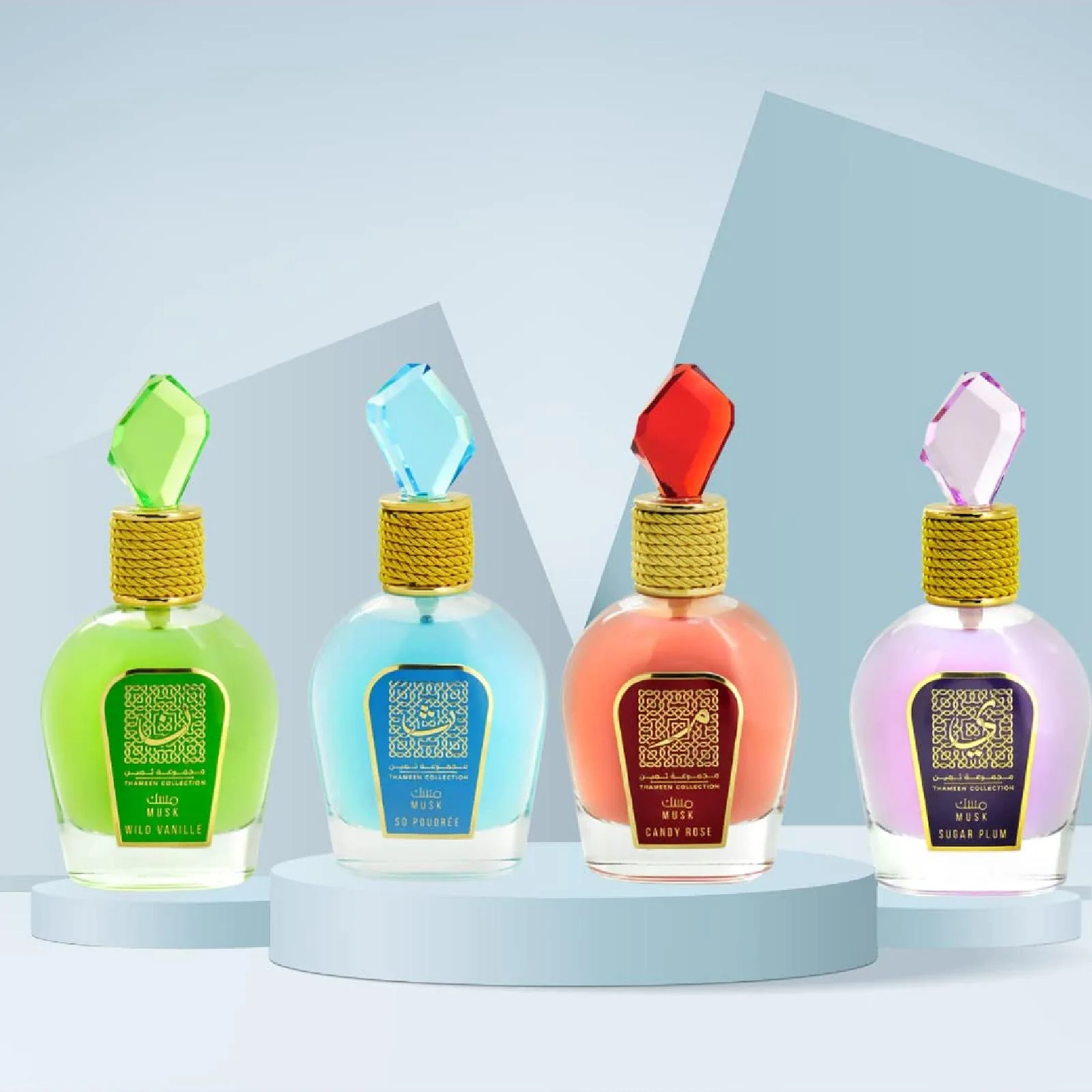 Lattafa Thameen Collection Musk 4 Pcs Fragrance Bundle for Women - Image 2