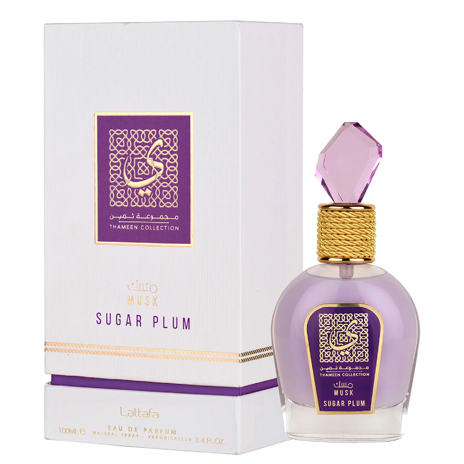 Lattafa Thameen Collection Sugar Plum Eau de Parfum for Women - Image 2