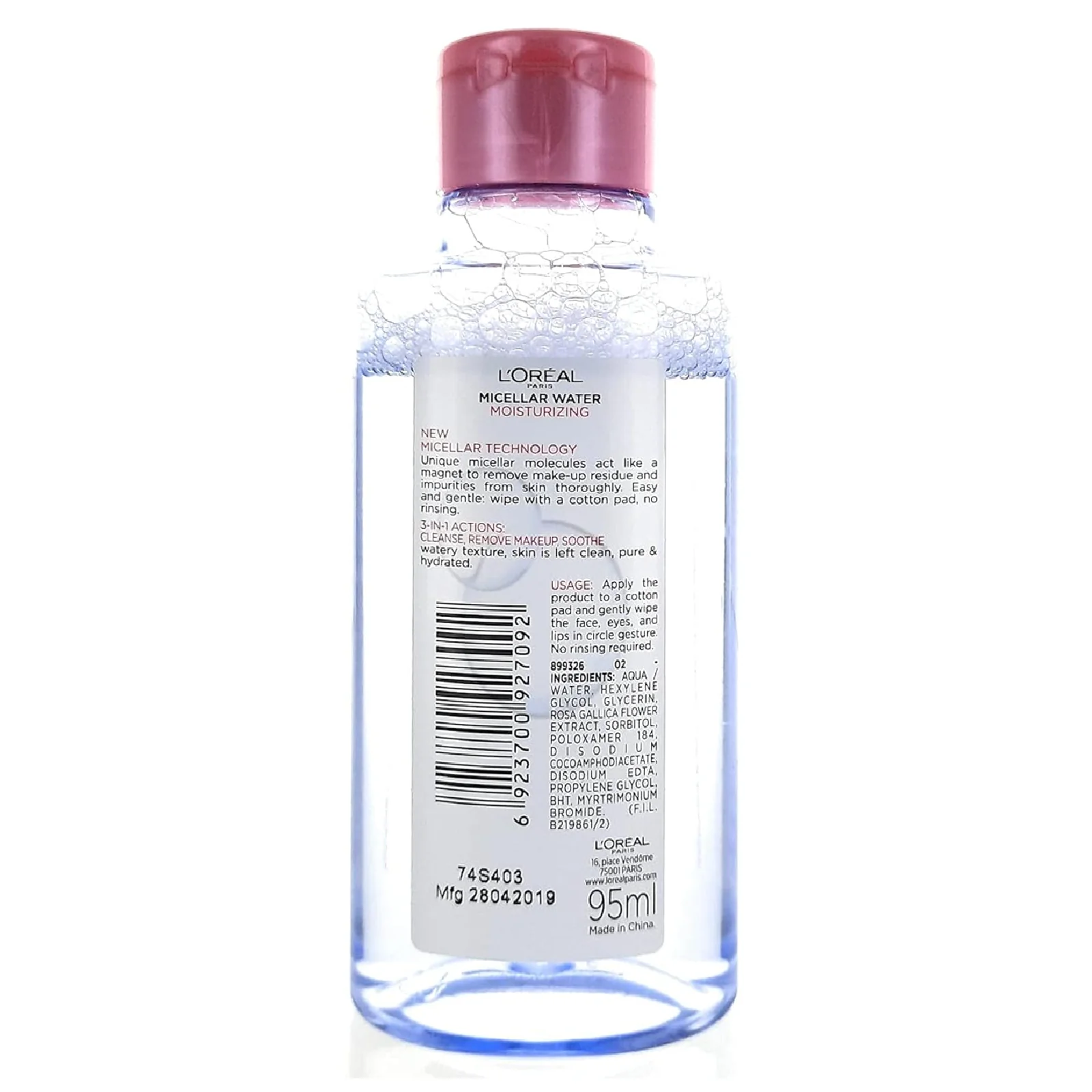 Loreal Micellar Water 3 in 1 for Women - Image 2