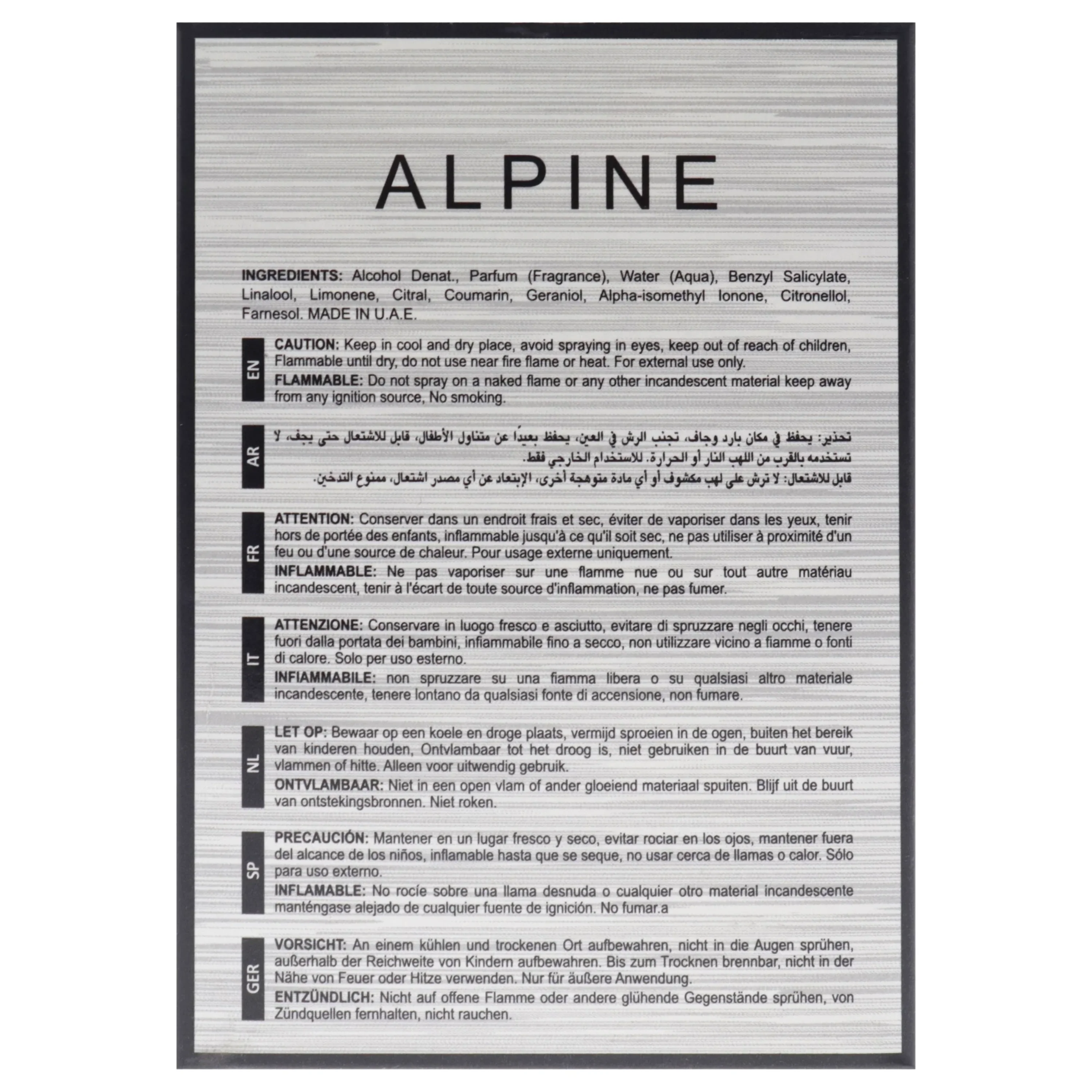 Maison Alhambra Alpine Homme Sport Eau de Parfum for Men - Image 3