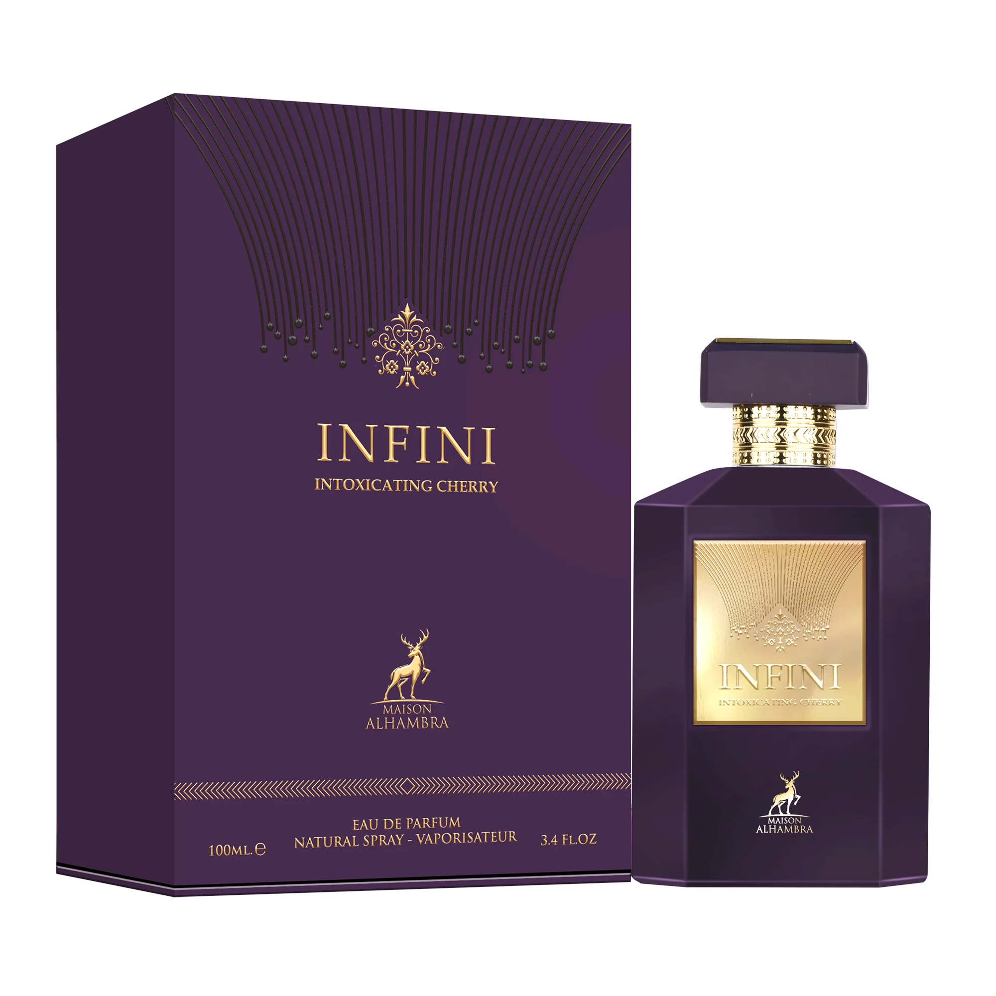 Maison Alhambra Infini Intoxicating Cherry Eau de Parfum for Everyone - Image 2