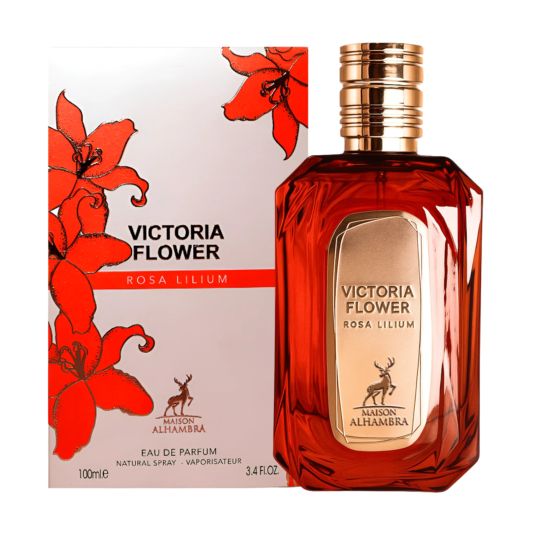 Maison Alhambra Victoria Flower Rosa Lilium Eau de Parfum for Women - Image 2