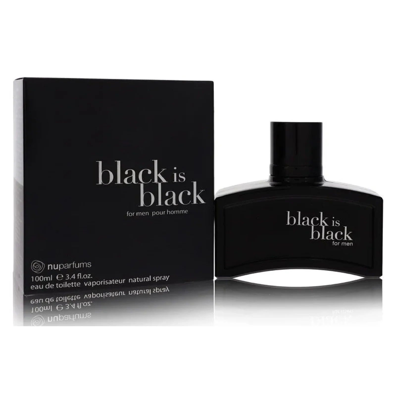 Nu Parfums Black Is Black Eau de Toilette for Men - Image 3