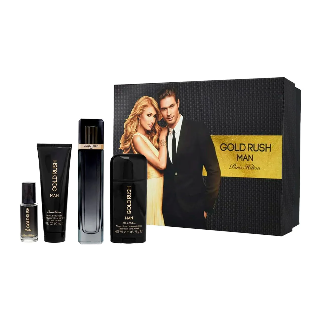 Paris Hilton Gold Rush Gift Set for Men - Image 2