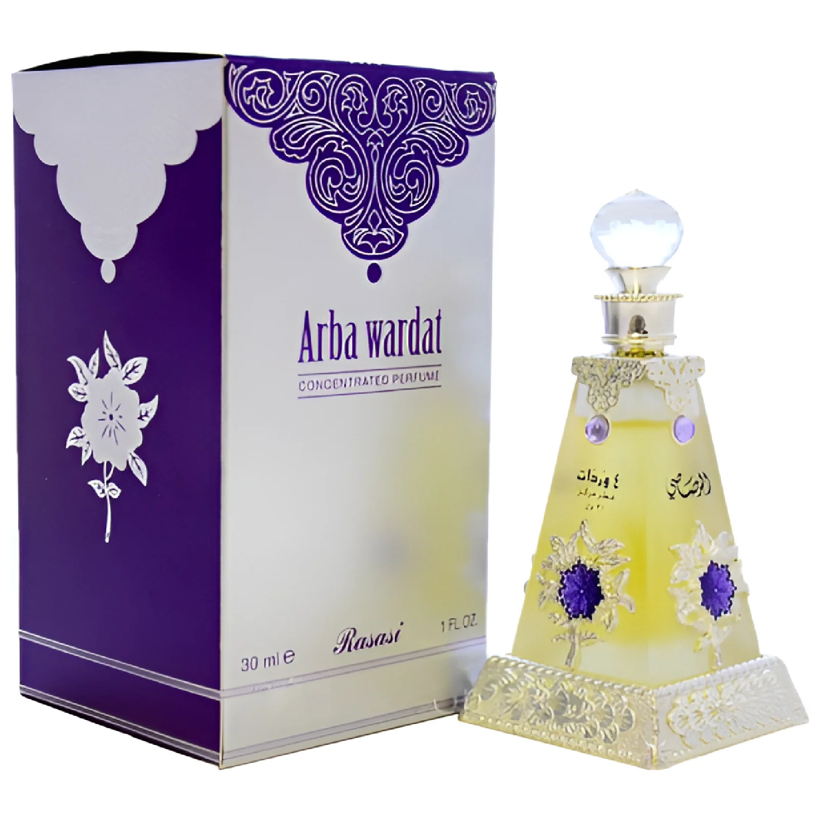 Rasasi Arba Wardat Concentrated Perfume Oil for Women - Image 4