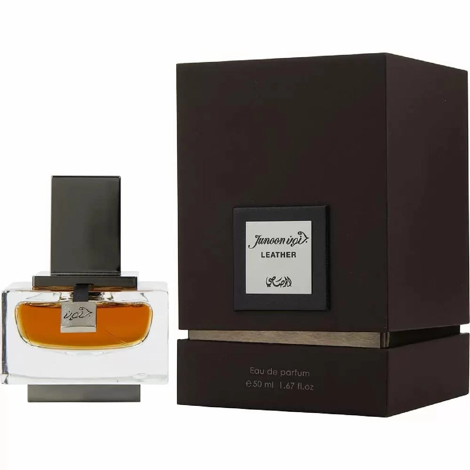 Rasasi Junoon Leather Eau de Parfum for Men - Image 2