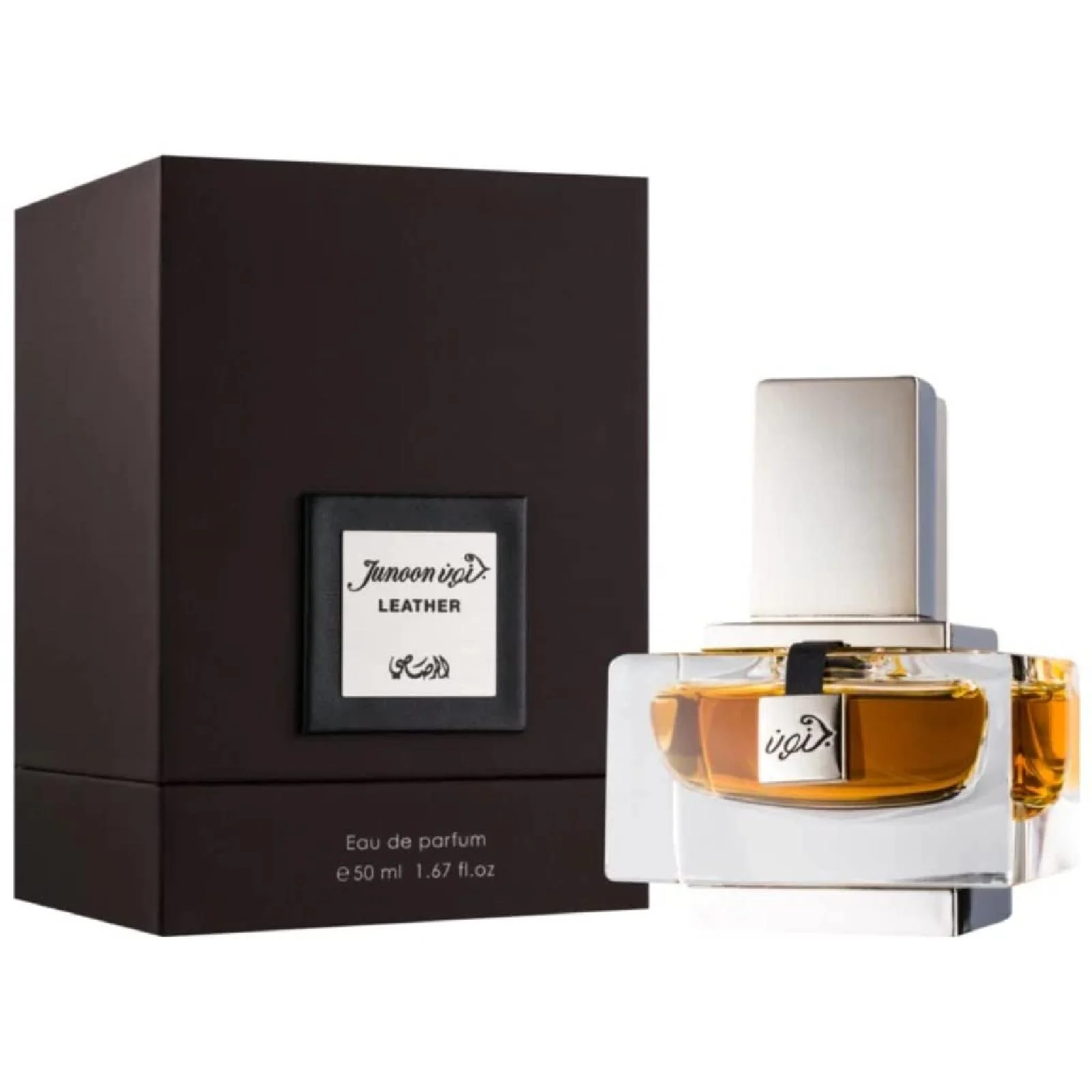 Rasasi Junoon Leather Eau de Parfum for Men - Image 3
