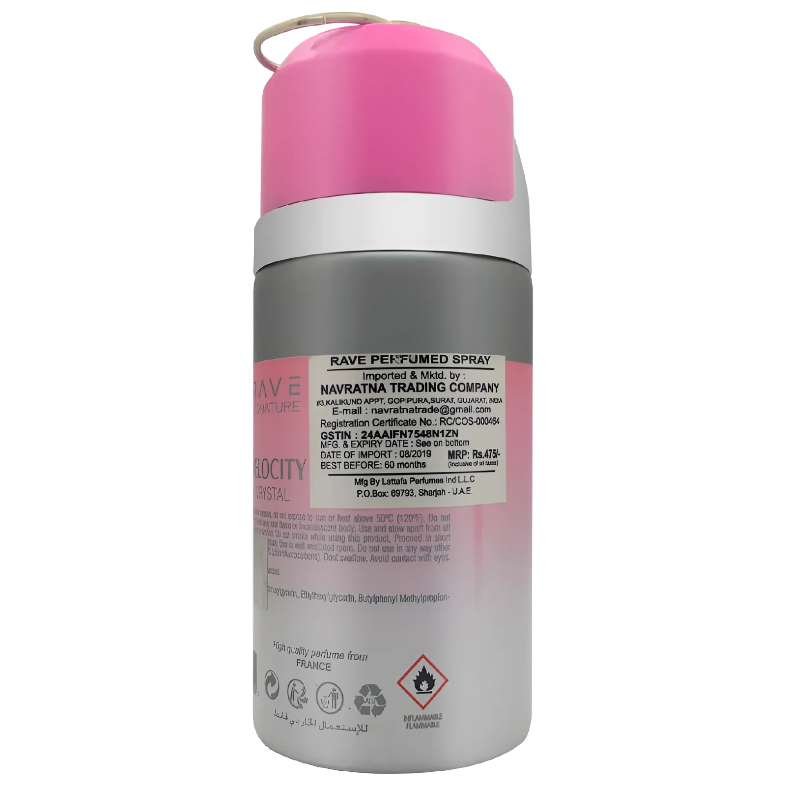 Rave Velocity Crystal Deodorant Spray for Women - Image 2