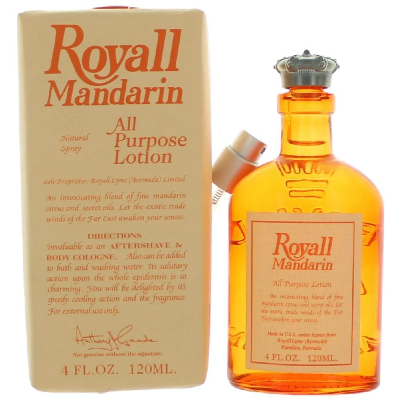 Royall Mandarin Cologne for Men - Image 2