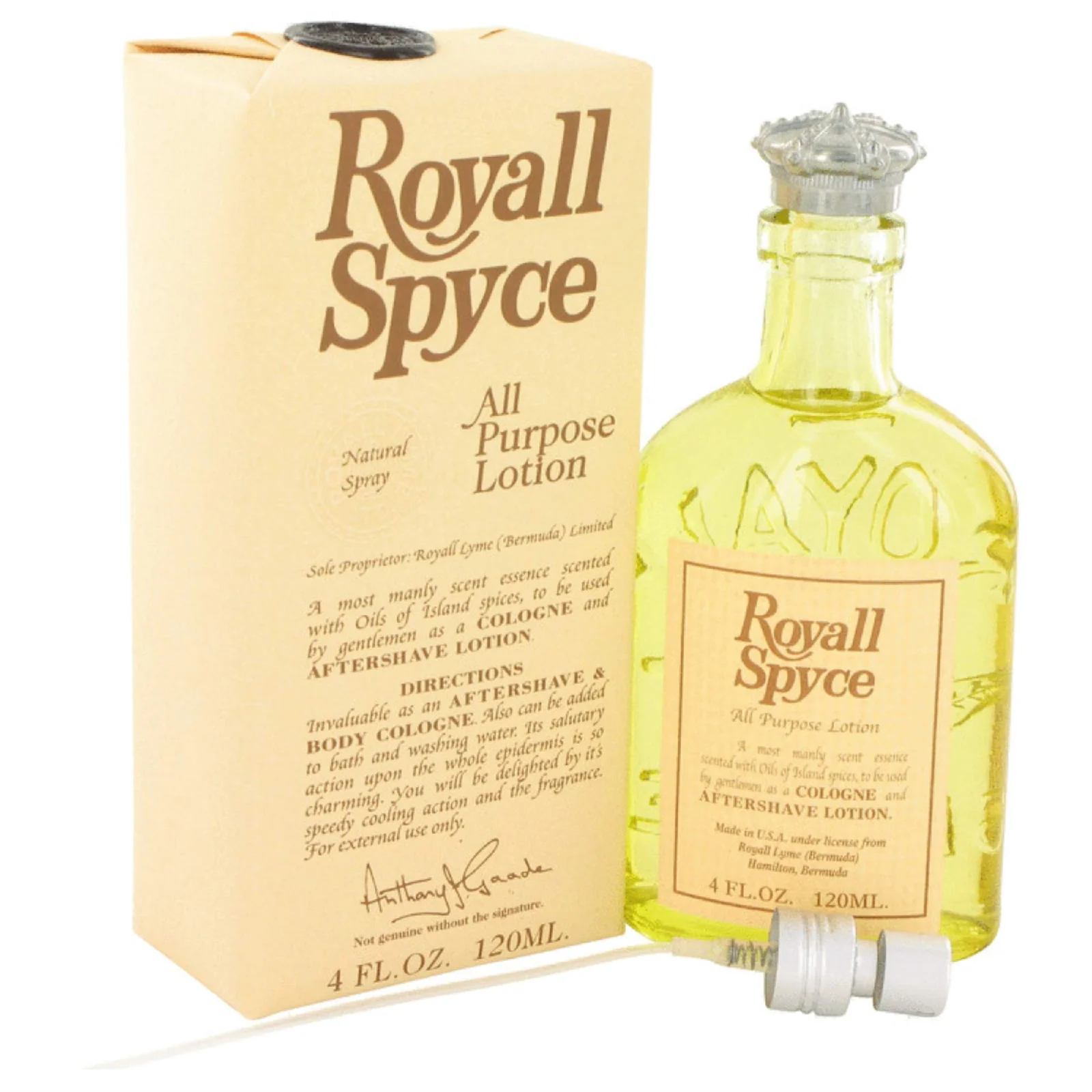 Royall Spyce Aftershave for Men - Image 2