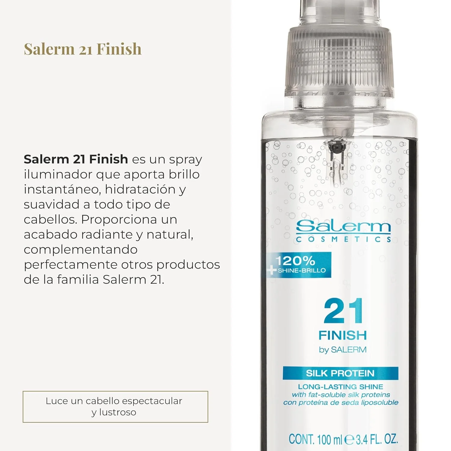 Salerm 21 Finish Hair Spray - Image 4