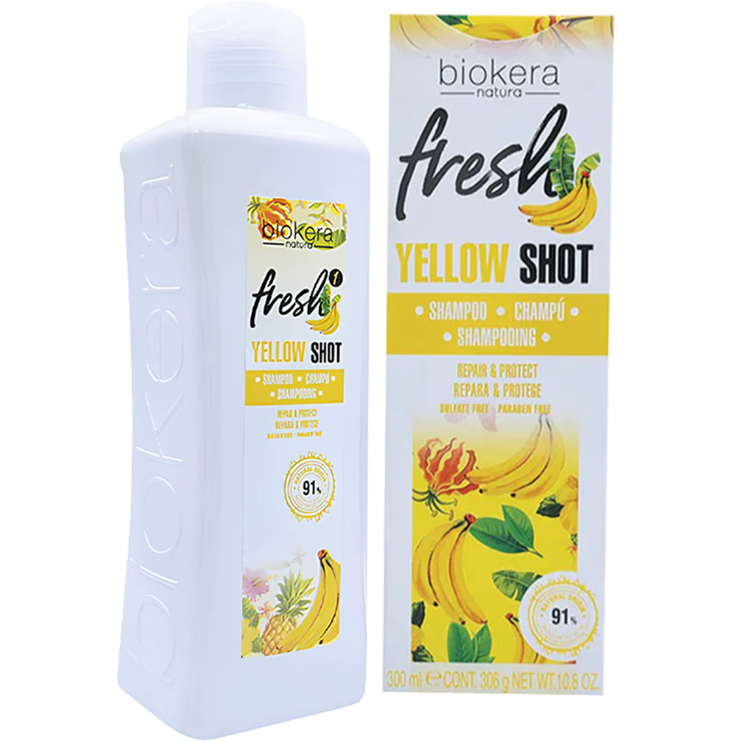 Salerm Biokera Natura Fresh Yellow Shot Shampoo - Image 2