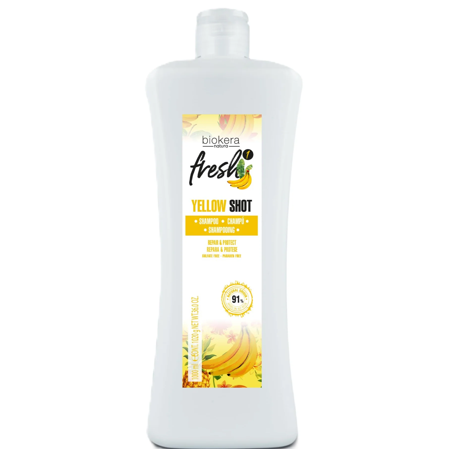 Salerm Biokera Natura Fresh Yellow Shot Shampoo - Image 3