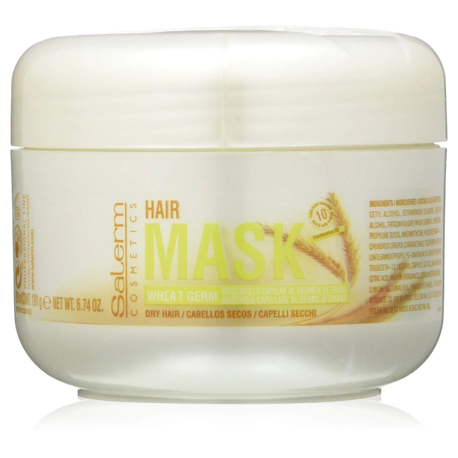 Salerm Wheat Germ Hair Mask For Dry Hair With Provitamin B5 - Image 4