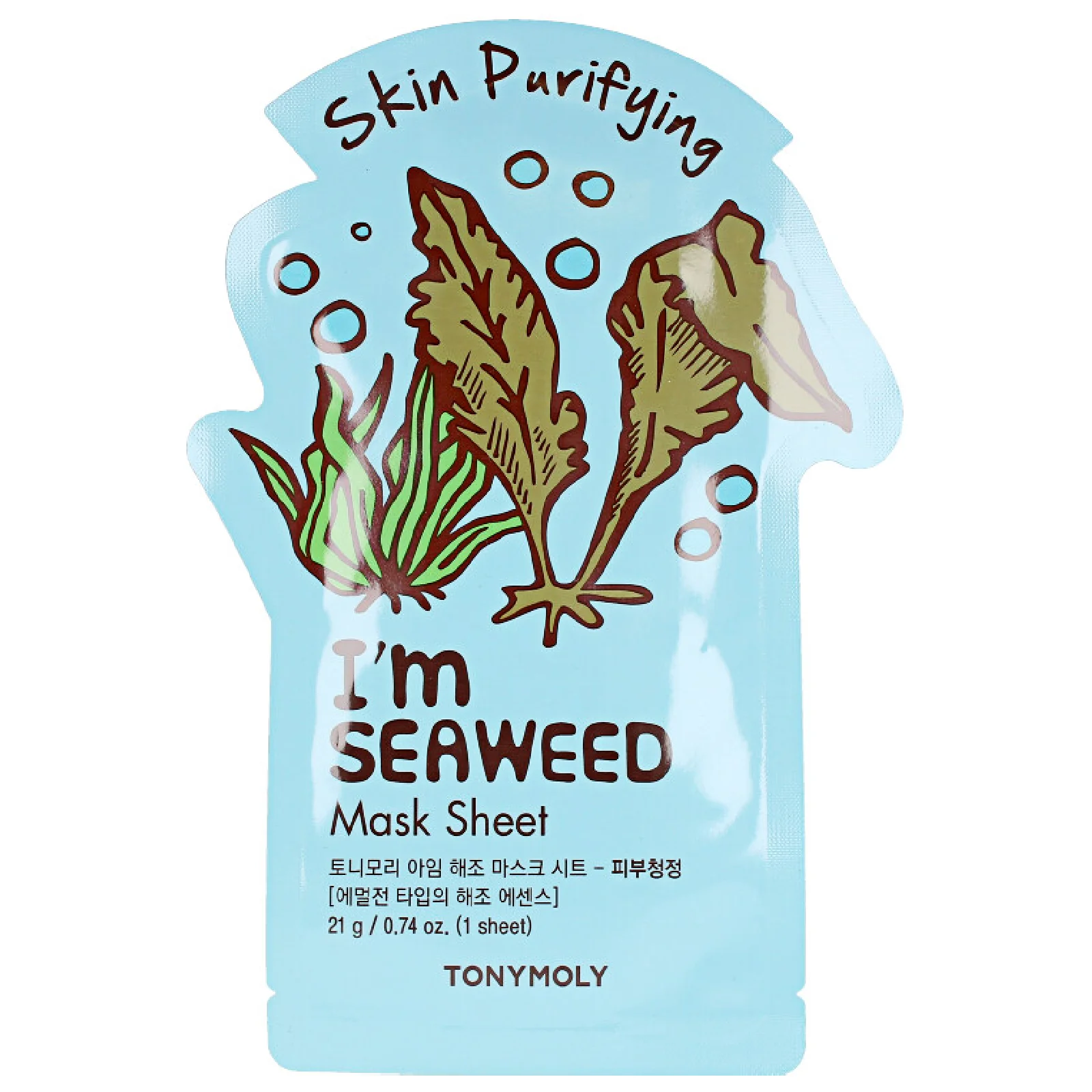 Tonymoly Skin Purifying I’m Seaweed Mask Sheet - Image 2