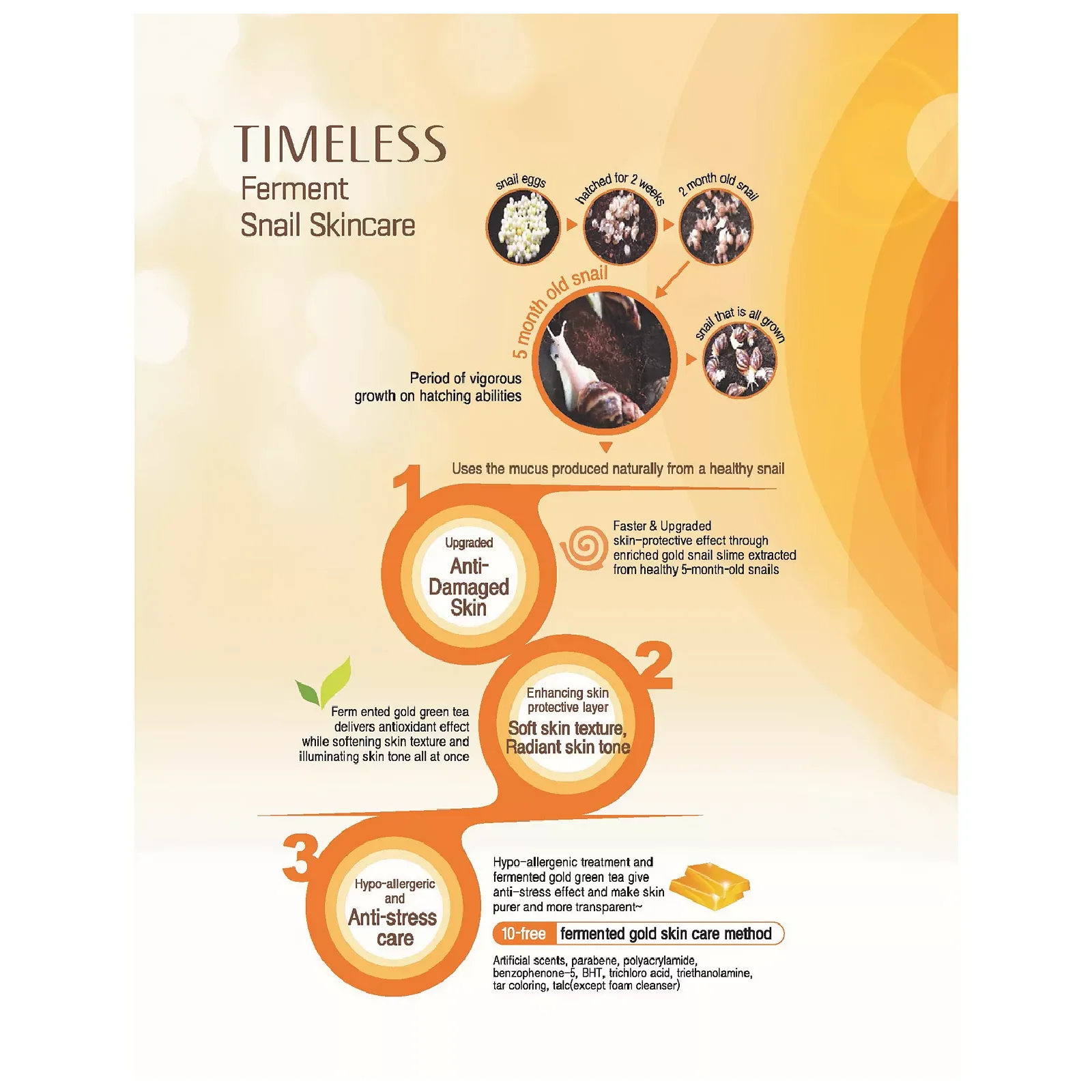 Tonymoly Timeless Ferment Snail Eye Mask - Image 2