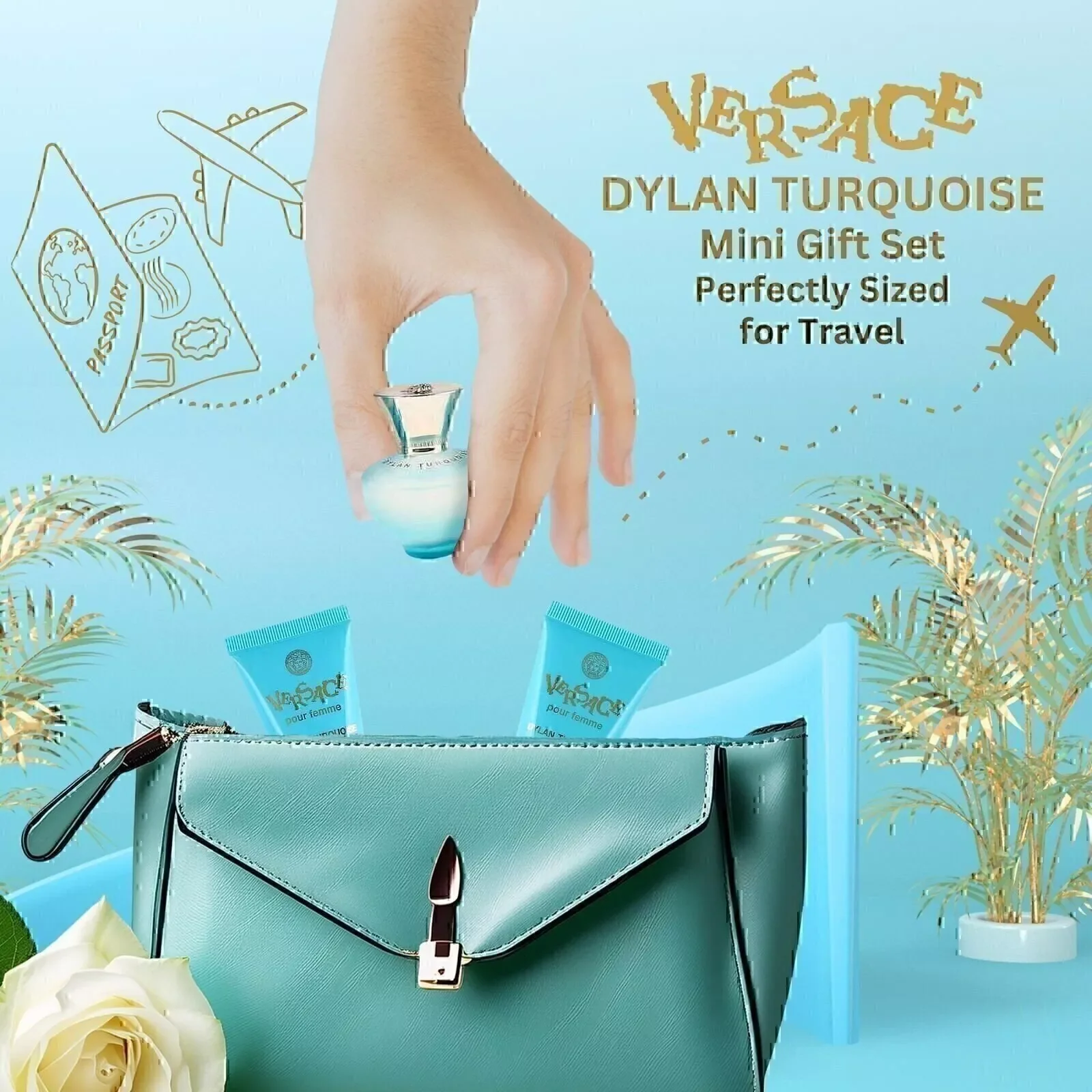 Versace Dylan Turquoise Pour Femme Gift Set for Women - Image 4