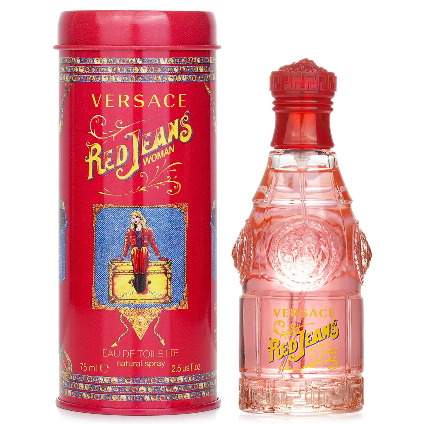 Versace Red Jeans Eau de Toilette for Women - Image 4