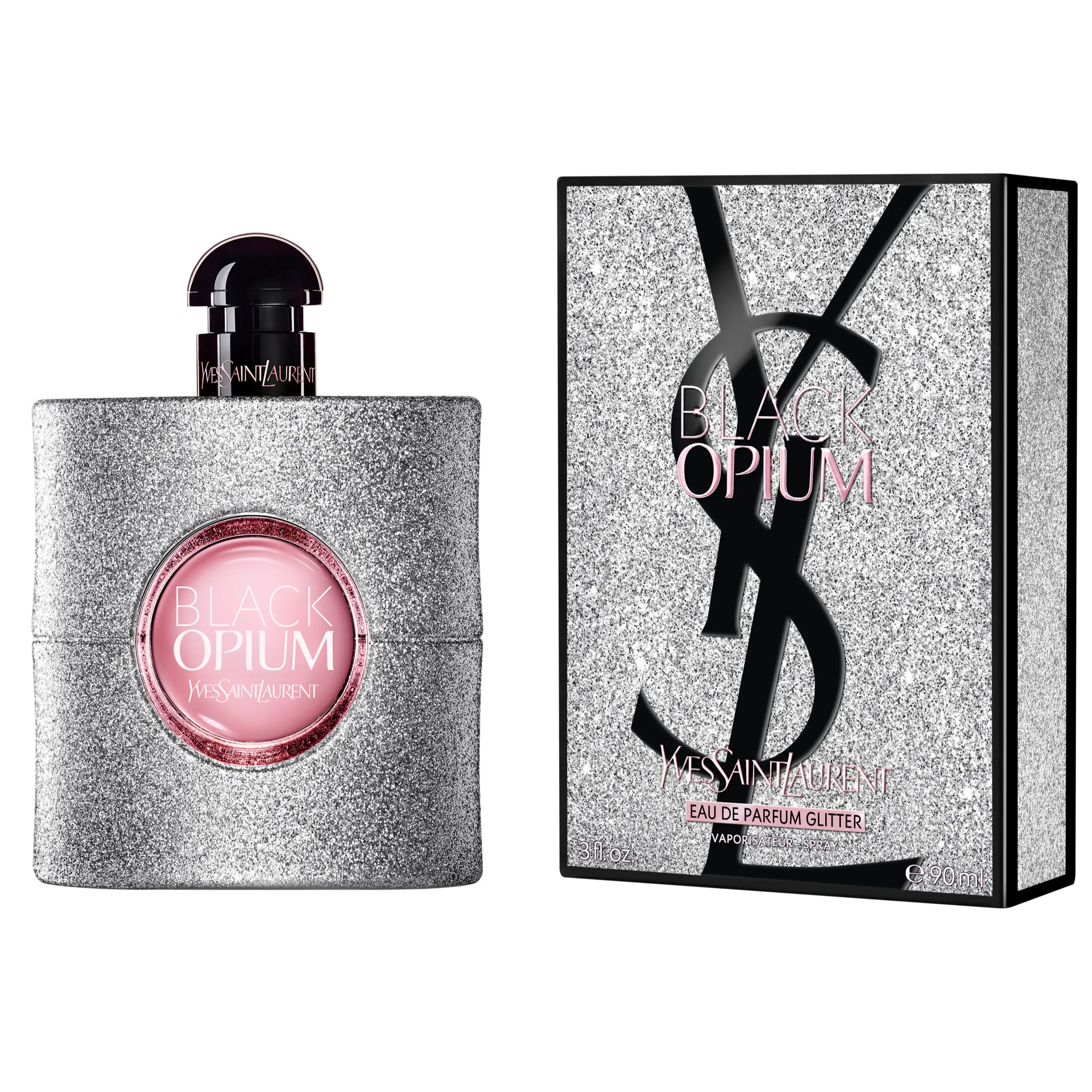Yves Saint Laurent Black Opium Glitter Eau de Parfum for Women - Image 4