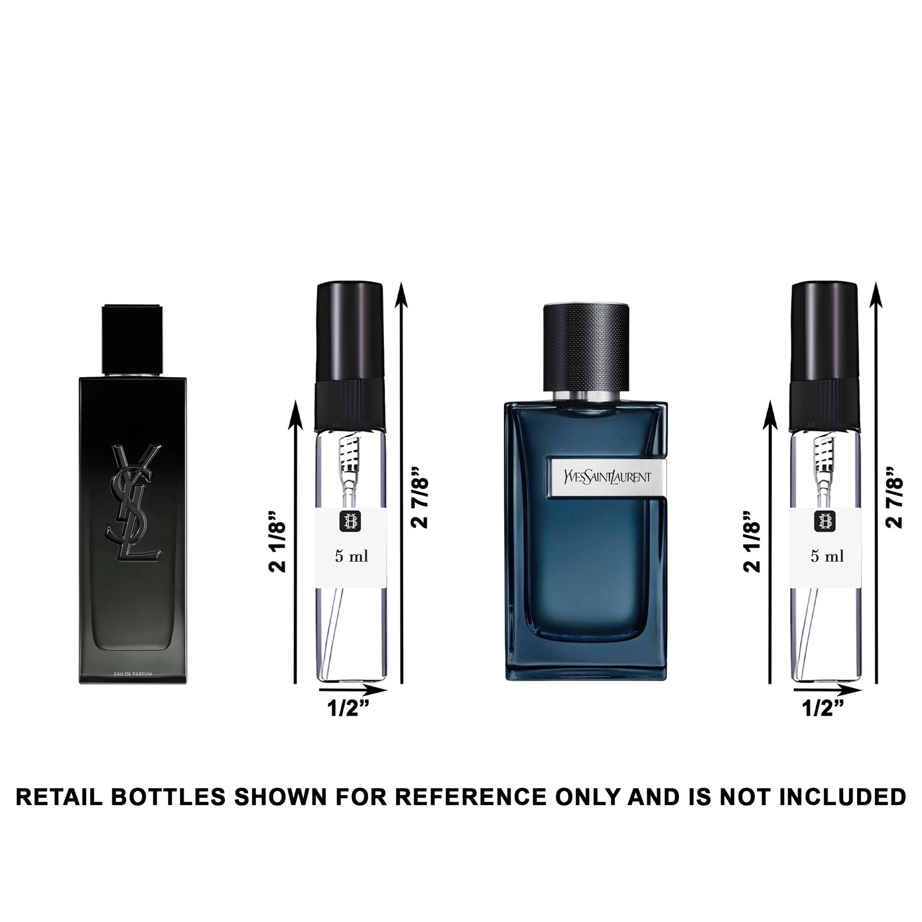 Yves Saint Laurent Myslf & Y Decant Bundle for Men
